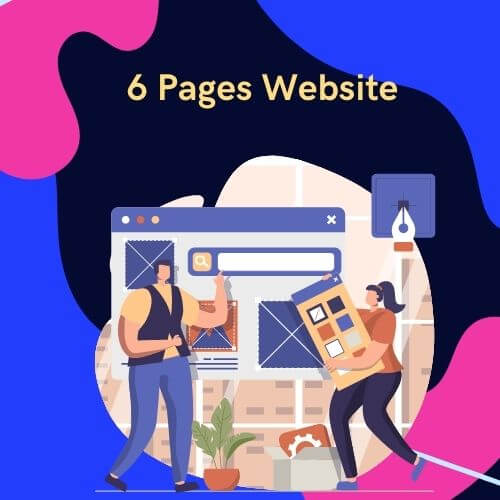 6 Pages Website Design