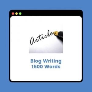 blog writing 1500 words