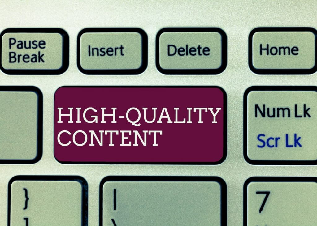 web copy content writing